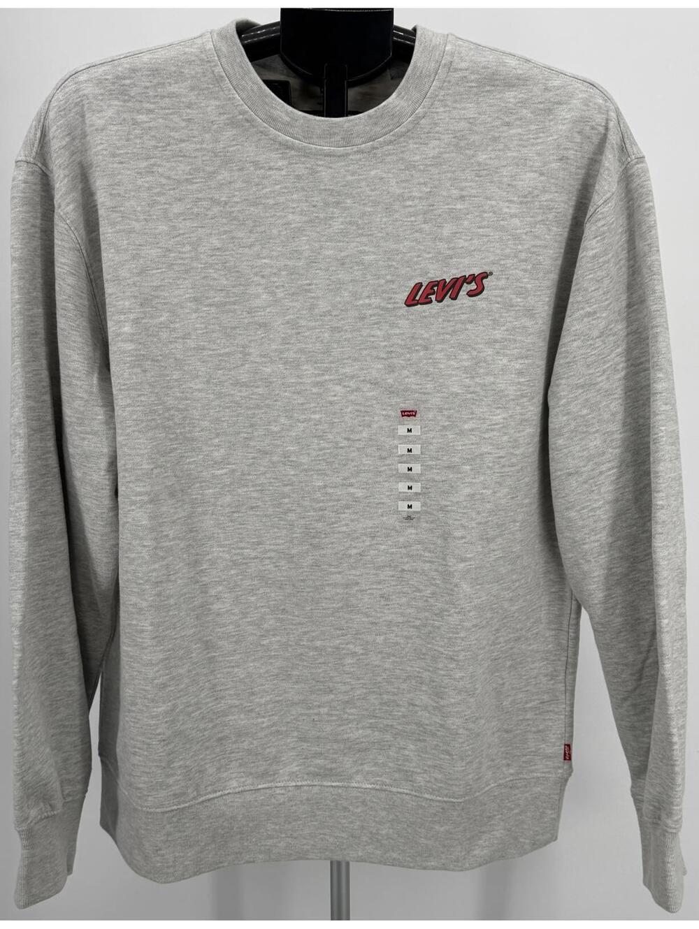 Levi's Modern Classic Logo Sweatshirt‎ Gray Crewneck Medium